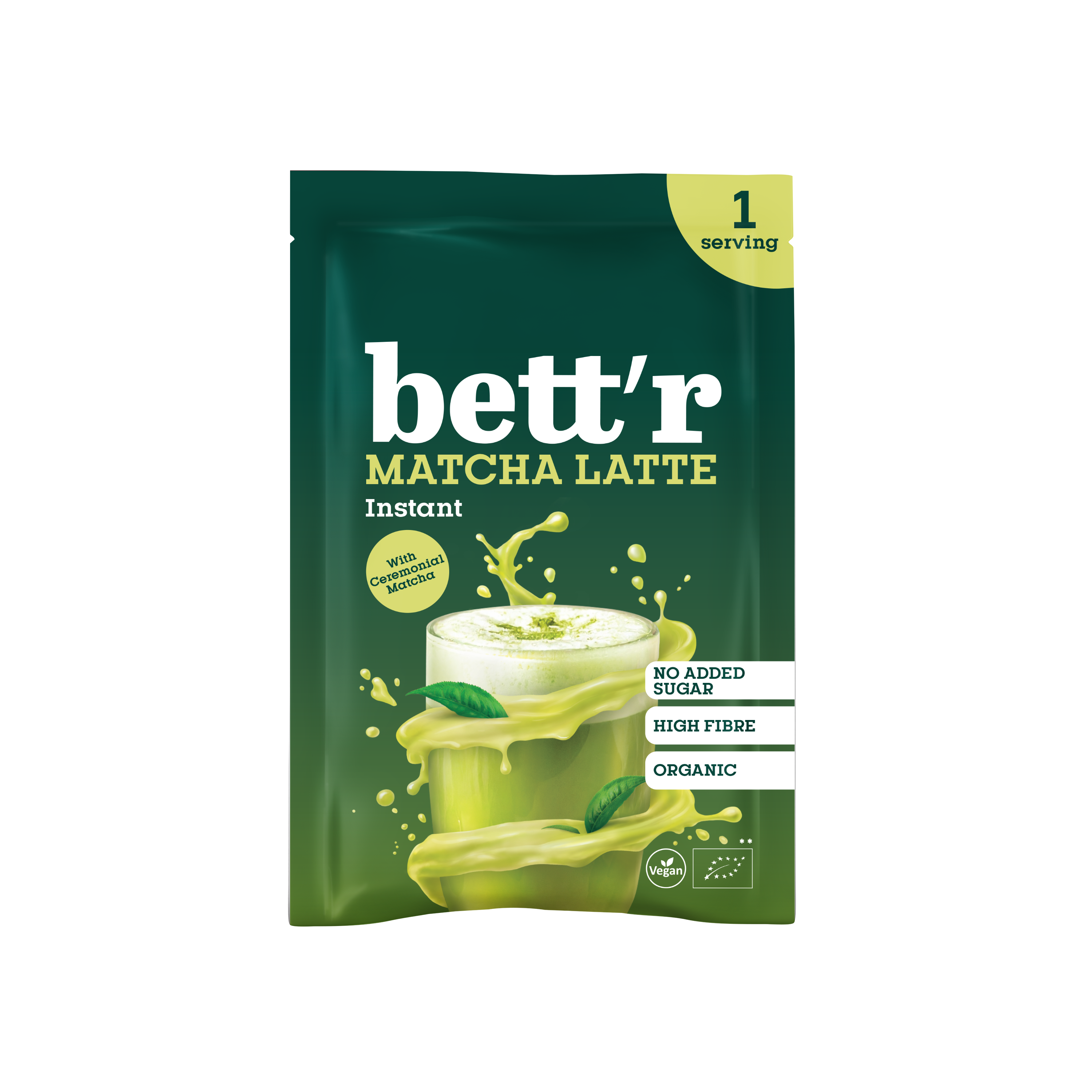 Bettr Смесь для матча латте в пакетиках (саше) 40 г 1/16