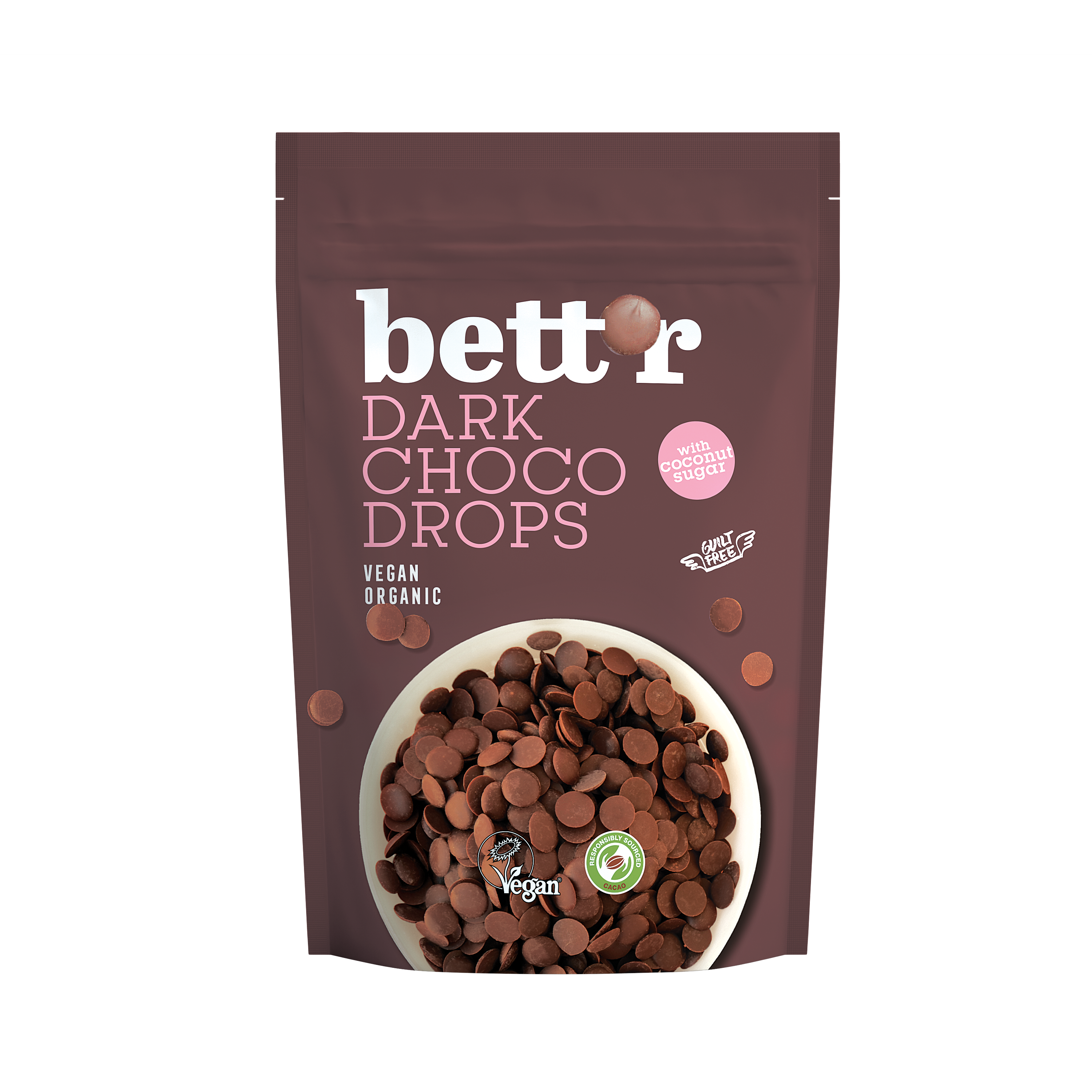 Bettr Капли из темного шоколада 200 г 1/6