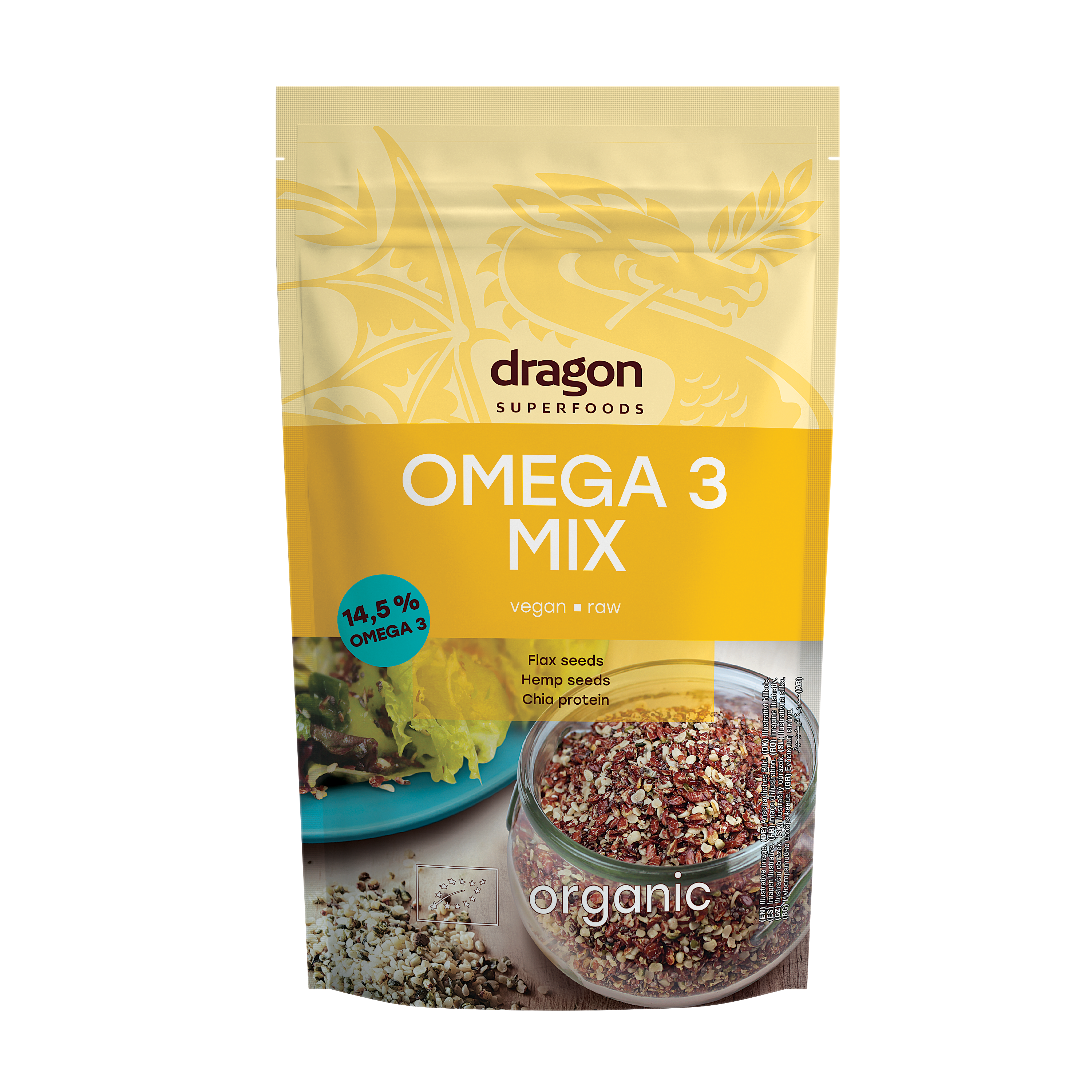 Dragon Superfoods Смесь Омега-3 200г 1/6