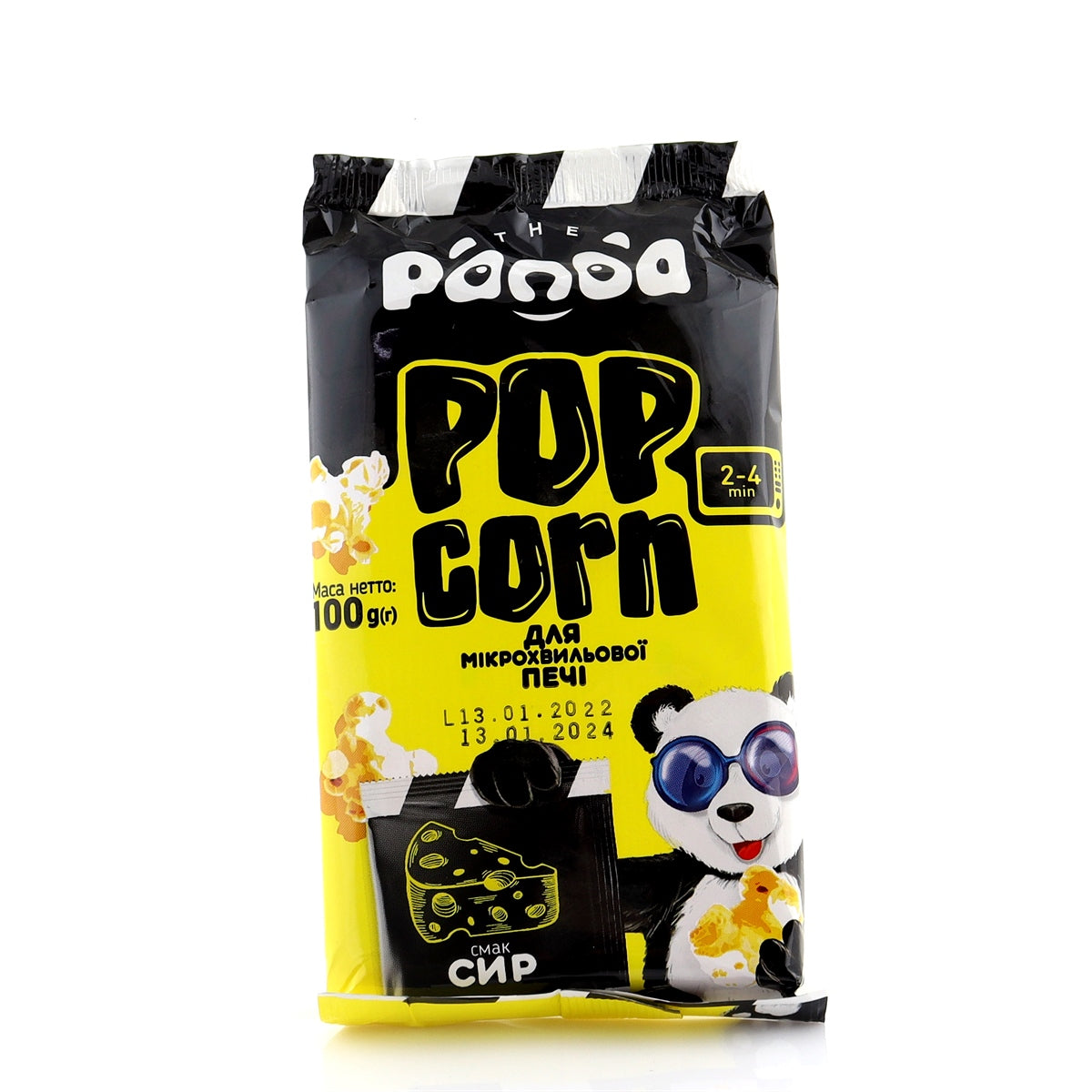 PANDA Поп-корн с сыром для микроволновки 100 гр 1/20