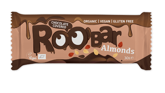 Roobar Миндальный батончик в шоколаде 30 г 1/16