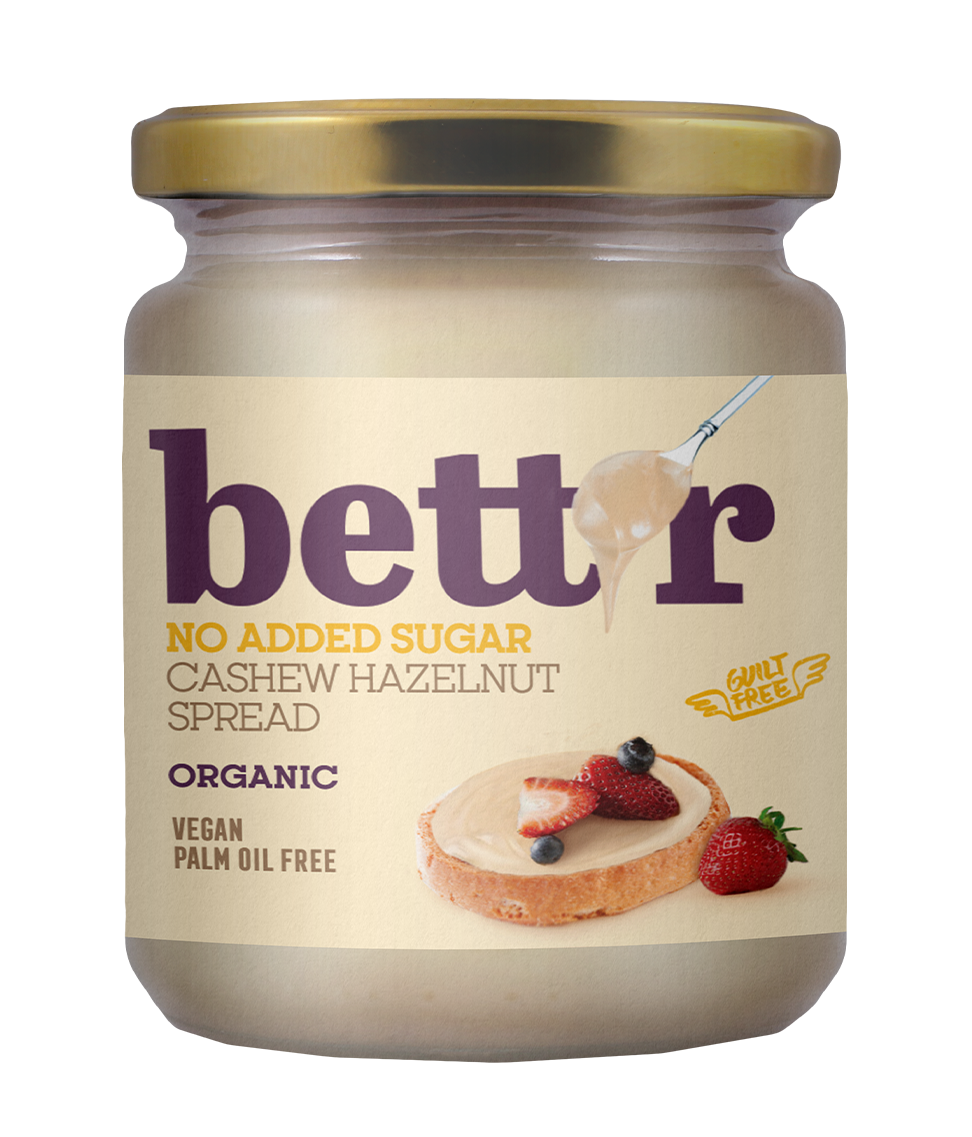 Bettr Паста из кешью и фундука без добавления сахара 250 г 1/8