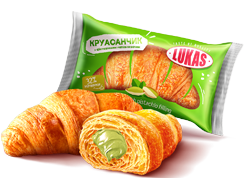 Круассанчик фисташка в обертке 1,44 кг Лукас