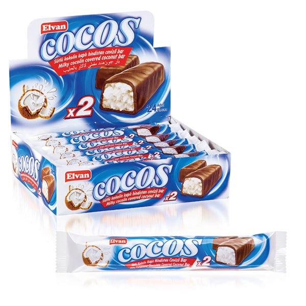 Baton de nucă de cocos în ciocolată COCOS 48 g / 24 buc. - Azamet Shop