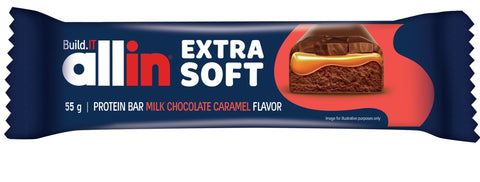 Baton de protein Soft Milk Chocolate Caramel 55 gr - Azamet Shop