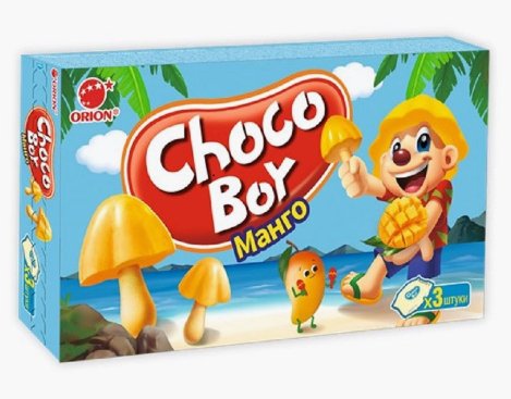 Biscuiti ciuperci Choco Boy cu mango 45 gr - Azamet Shop