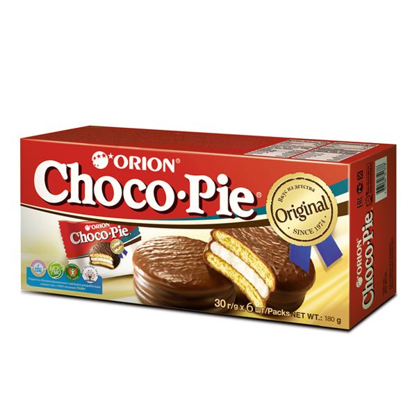 Biscuiți glazurați cu marshmallow Choco Pie 180 g - Azamet Shop