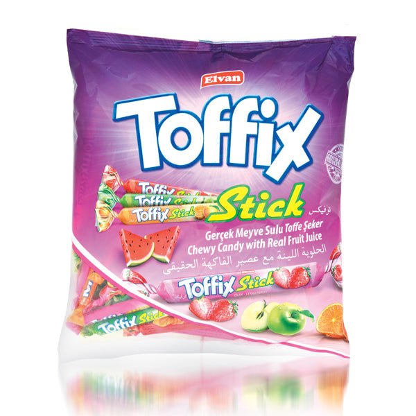 Bomboane gumate Toffix Stick MIX 1 kg - Azamet Shop
