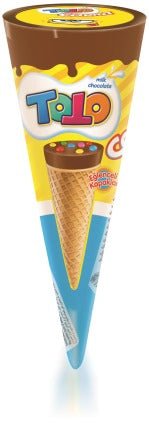 Con de vafe TOTO Cornet Wafers Hazelnut 25 g / 24 buc. - Azamet Shop