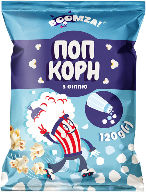 Popcorn cu sare 120 gr - Azamet Shop