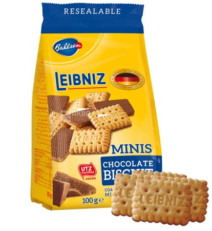 Leibniz Мини печенья с шоколадом 100 гр