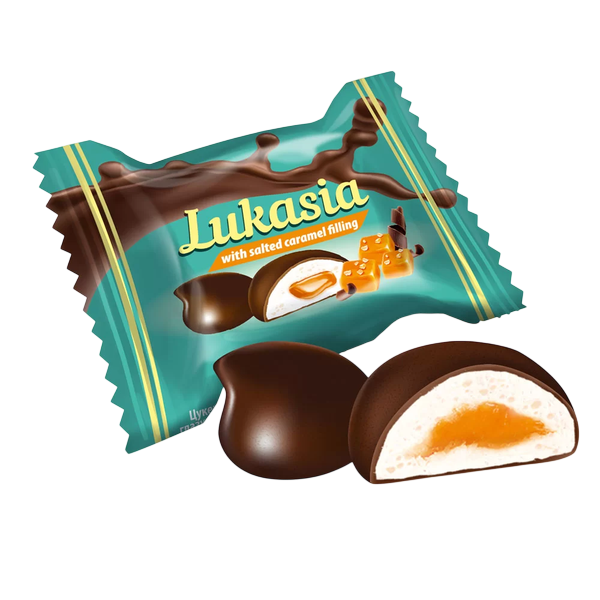 Lukas Bomboane sufleu LUKASYA cu caramela sărată 2,5 kg 