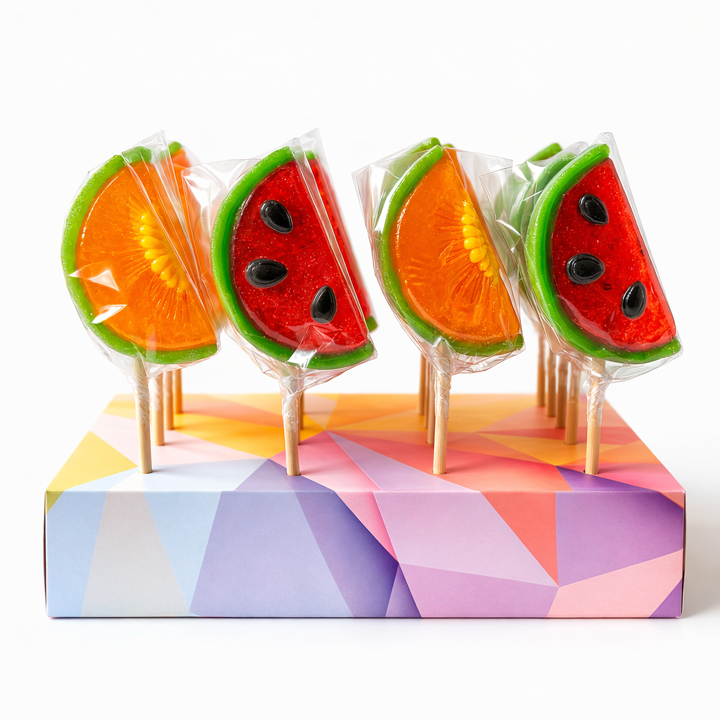 Карамель леденцовая "Арбуз+Дыня" 30г