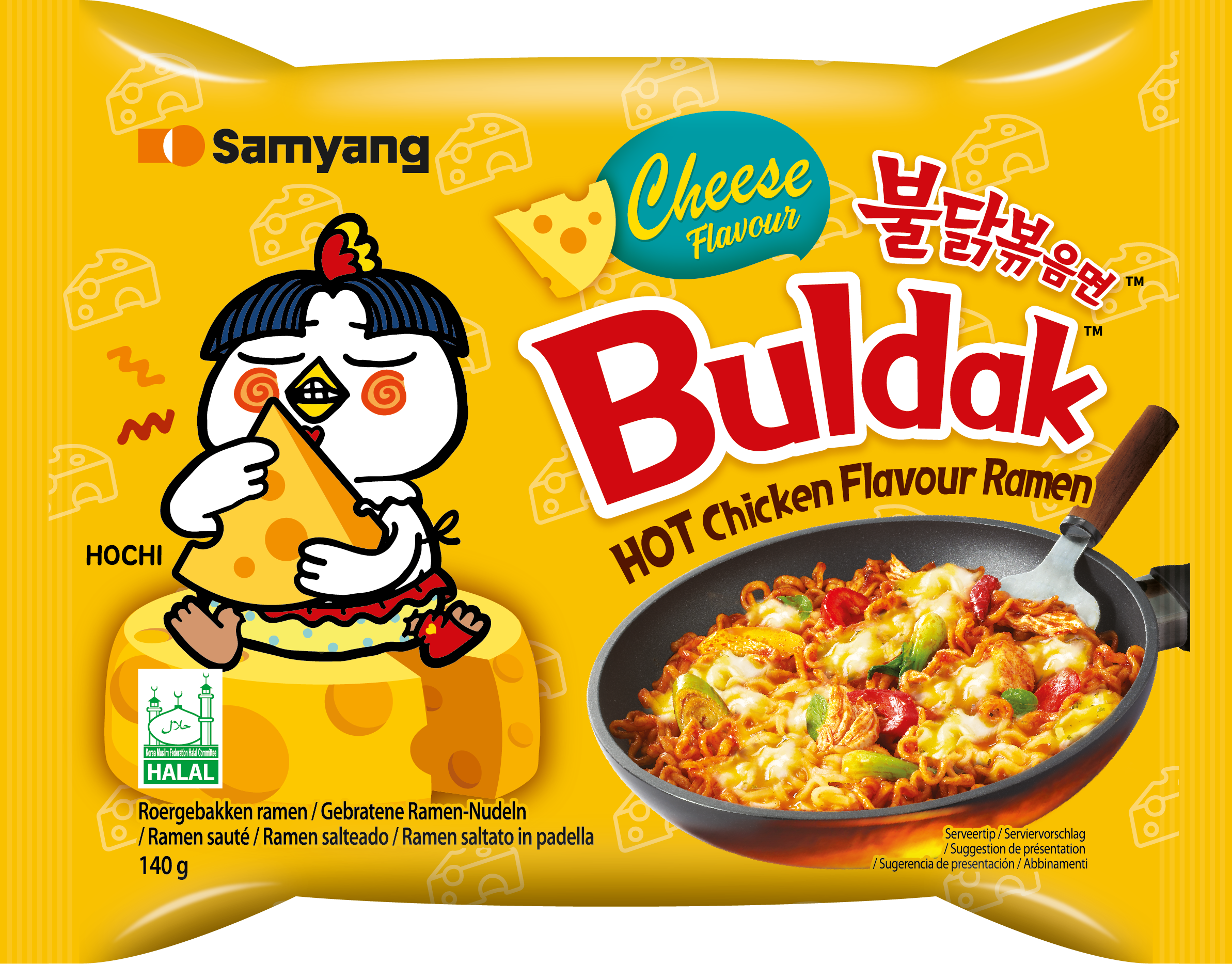HOT CHICKEN RAMEN CHEESE FLAVOR