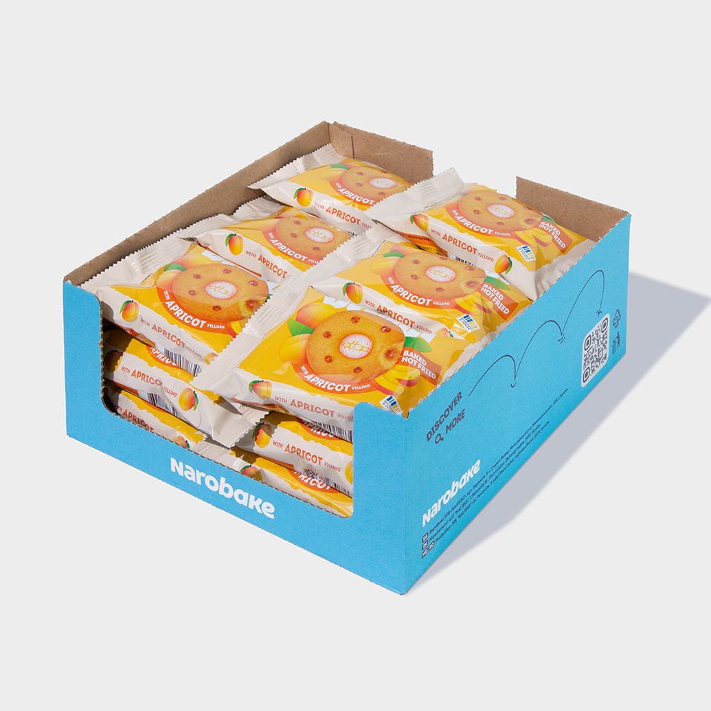 Кекс Narobake Cake Donut с абрикосовой начинкой, 50 г