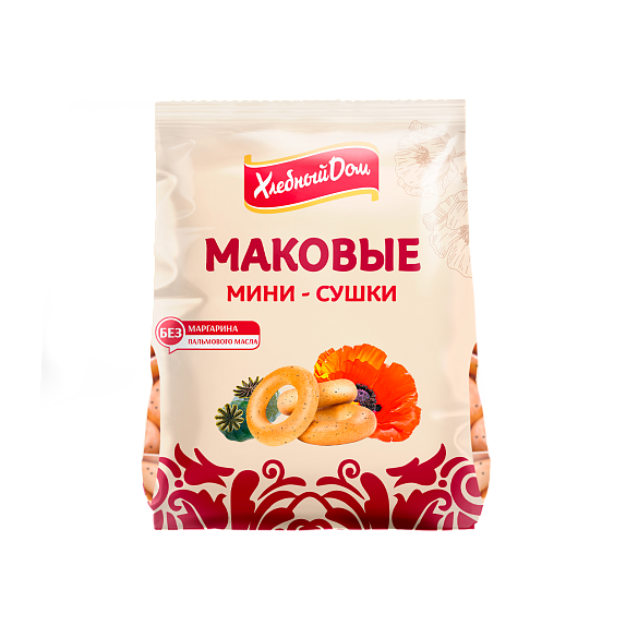 Коломенский Сушка-мини с маком 180 г