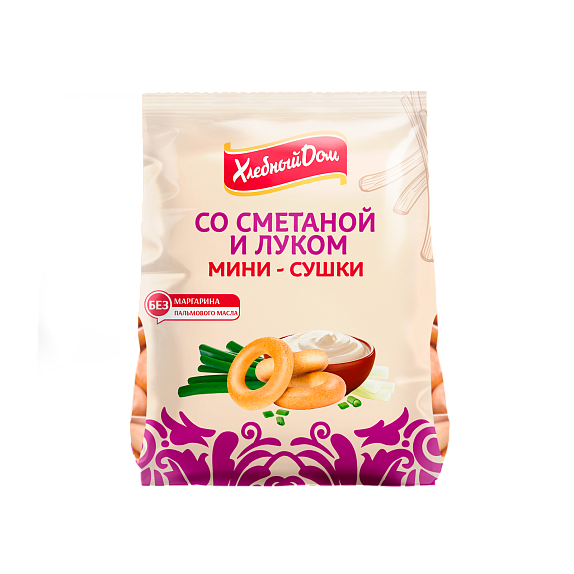 Коломенский Сушка-мини сметана лук 180 г