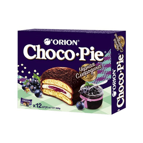 Biscuiti Choco Pie coacaza neagra 360 g - Azamet Shop