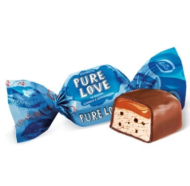 Bomboane "Pure Love" cremă aromată cu ciocolată 500g - Azamet Shop