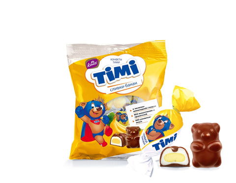 Bomboane "Timi" cremă-banană 155 gr - Azamet Shop