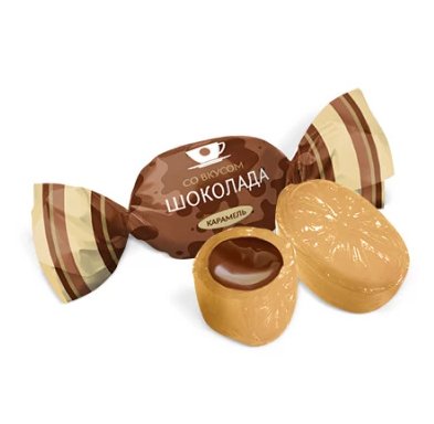 Caramel cu aromă de ciocolată 1 kg - Azamet Shop