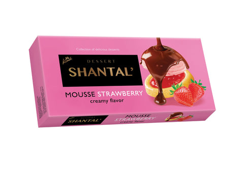 Desert "Shantal'" mousse cu aromă de căpșuni și cremă 174 gr - Azamet Shop
