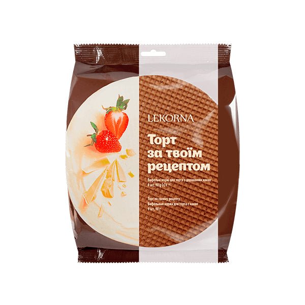 Foi de napolitane pentru torta cu cacao 90g - Azamet Shop