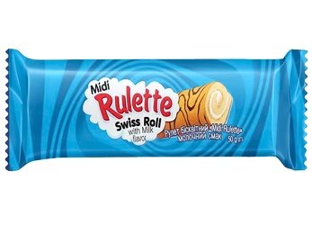 Ruladă "Rulette" de lapte 150 gr - Azamet Shop